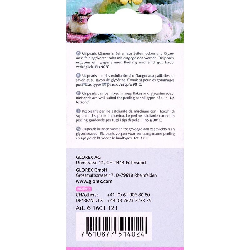 Glorex 6 1601 Exfoliating, White, 11.8 x 5.5 x 0.2