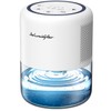 Windangel 44oz(1.3L) Small Dehumidifier for Home, Auto-Off Quiet Portable Dehumidifier with 3 Modes, 10 Color Lights, 4 Timer Settings for Bedroom Bathroom Closet (215 sq.ft)