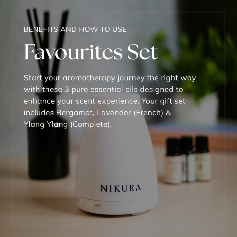 Nikura Favourites Essential Oils Set - 3 x 10ml |