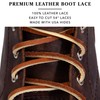 54" Premium Leather Boot Lace in Copper - Premium Quality
