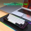 Snpurdiri Snpurdiri 60% Wired Gaming Keyboard, 61 Keys RGB Backlit