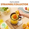 Elite Gourmet ETS740 BPA-Free Electric Citrus Juicer with 2 Cones,