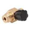 G1/2 14 CO2 Cylinder Refill Adapter Bottle Connector with Black