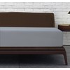Linen Home Silver Single Fitted Sheet Deep fit 12''/30cm Microfibre
