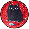 Ceramic Indigo Nyanya Cat 3 Brothers Seat Cushion kuro 23017