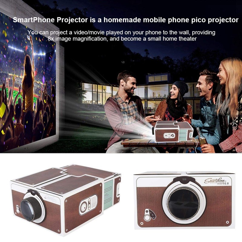 KIKYO Portable Home Cinema Projector Easy to Assemble Easy to