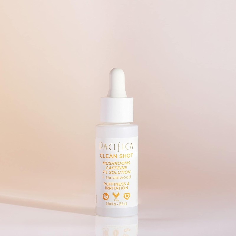 Clean Shot Mushrooms and Caffeine 7 Percent by Pacifica for