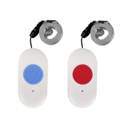 LIOTOIN Wireless Caregiver Pager Elderly Alarm Call Buttons for Elderly/Patient/Disable Waterproof 600ft Operating Range （Can only be paired with receivers sold in the store）Without Receiver