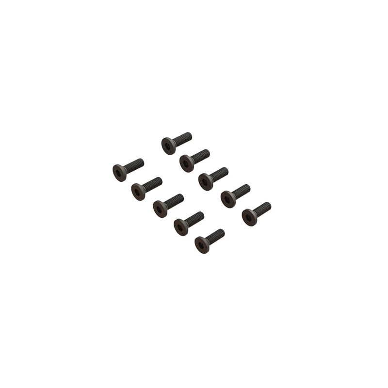 ARRMA Flat Head Screw M2.5x8mm (10pcs), ARA702016