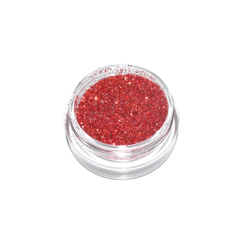 Kiara World Red Sparkle Eye Shadow Loose Glitter Dust Body