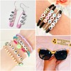 Bxwoum 100PCS Letter Beads 4X7mm Acrylic Alphabet Beads for Jewelry