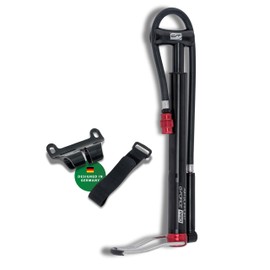 CONTEC Mini Hand Compressor Air Support G-Force, Aluminium, Mobile Air Pump, for AV/SV Valves, 8.3 Bar Power, CNC Machined, Compact & Lightweight, Black