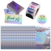 620Pcs Thank You Business Cards Stickers Set Gold Foil Include