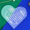 Mum Birthday Gifts Acrylic Heart Shaped Home Decoration,Gifts for Mum