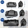 Malo'o Waterproof Dry Bag Duffel 40L/60L/100L, Roll Top Duffel Keeps