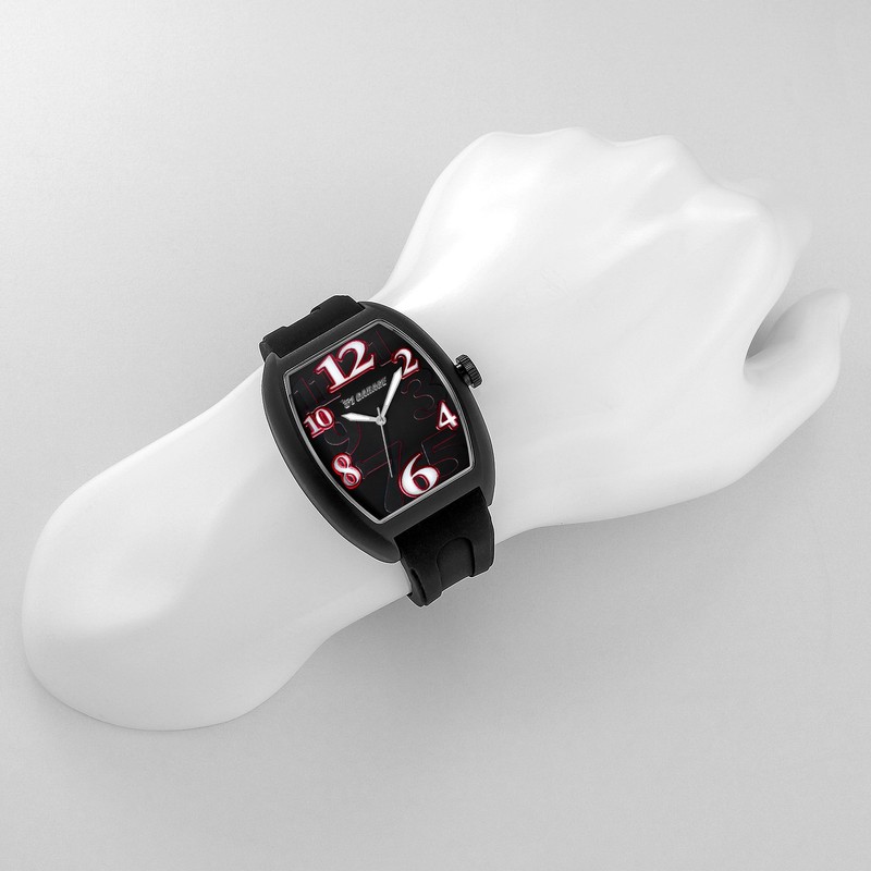 Sonne H020 Men's Watch, multicolor (black / red), Watch Black