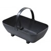 Tierra Garden GP44BLK Large Trug Recycled Plastic Planter, Black