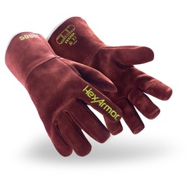 HexArmor Welding Heat Resistant with HexHide Safety Work Gloves | HeatArmor 5051 | Medium