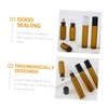 PACKOVE 20pcs Glass Roller Bottles Essential Oil Roll Containers Leak