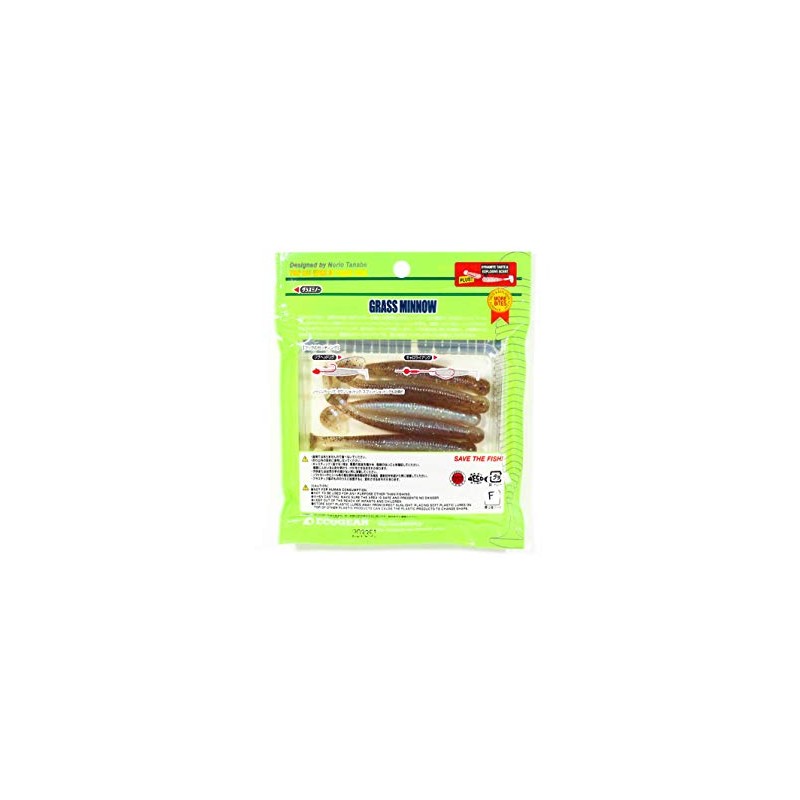 Ecogear Lure, Grass Minnow M 2-1/2" #266 9078
