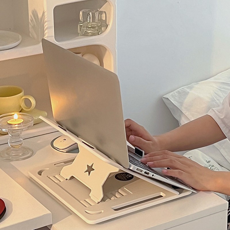 Adjustable Laptop Stand Desktop Foldable Lift Portable Notebook Cooling Holder