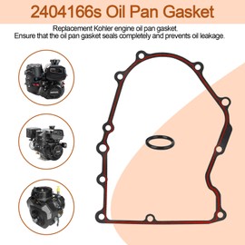 2404166s Gasket Replacement Kohler Engine Oil Pan Gasket 24-041-66-S, 24-041-54-S Oil Gasket with O-Ring