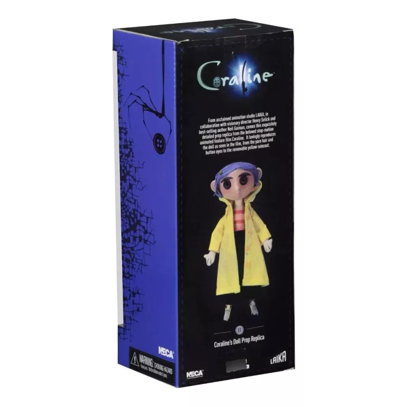 Casita de Muñecas Muñeca Coraline Ojos De Botón 23 Cm