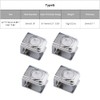 4pcs Glass Shelf Brackets Adjustable Glass Shelf Brackets Adjustable Glass