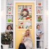 Christmas Window Clings,Christmas Decals Christmas Wall Stickers Christmas Snowflake Window