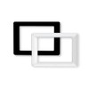 Coby DP772 7-Inch Widescreen Digital Photo Frame with MP3 Player,White/Black