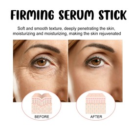 Collagen Peptides Firming Serum Stick,Anti Aging Peptides Serum Sti-ck,Collagen Ser-um Stick Skin Tightening Cream for Face,Moisturiser Face Women,Body Moisturiser for Dry Skin,Skin Repair Cream