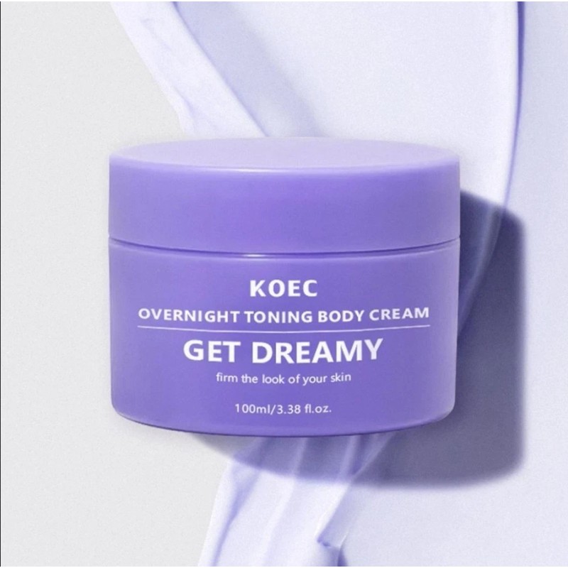 KOEC GET-DREAMY Overnight Toning Body Cream Whip - 100ml/3.38floz -