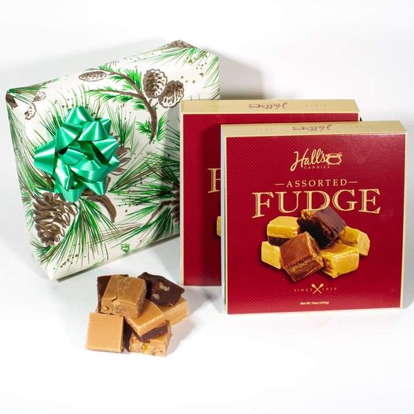 Evergreen - Assorted Fudge Gift Box - Hall's Candies