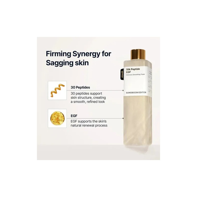 Tónico Silk Peptide Egf Intensive Smoothing Sungboon Editor Todo Tipo