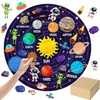 MiniInflat Solar System Felt Story Board Set 2.5 Ft Space