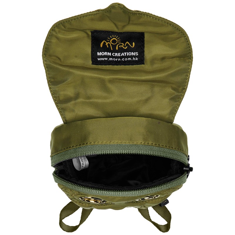 [MORN CREATIONS(モーンクリエイションズ)] ミミズクポーチ OW-105 オリーブ