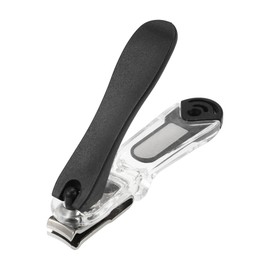VOCOSTE Nail Clippers Portable Stainless Steel Nail Clippers for Nail Care 1 Piece Black