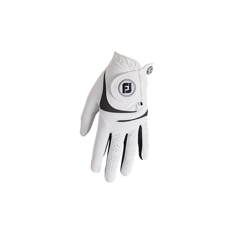 Footjoy WeatherSof Golf Glove, Women, Women, 67948, white, Medium