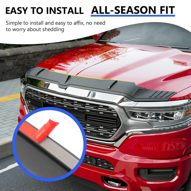 CZmenghe Hood Protector Compatible with 2019-2025 Dodge RAM 1500 Hood