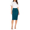 Lexi - Falda vaquera elástica súper cómoda para mujer, Sks44876-verde