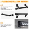 Xprite White & Blue LED Emergency Strobe Dash Lights, Interior