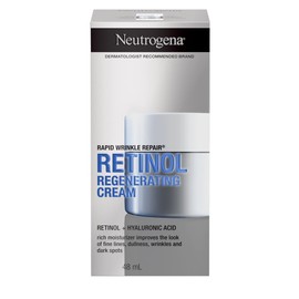 Neutrogena Neutrogena Rapid Wrinkle Repair Regenerating Cream - Retinol Face & Eye Moisturizer - Hyaluronic Acid Serum- 48 mL