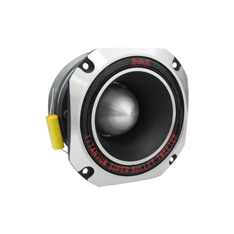 Absolute USA PBT43S 4-Inch Titanium Bullet High Compression Tweeter with