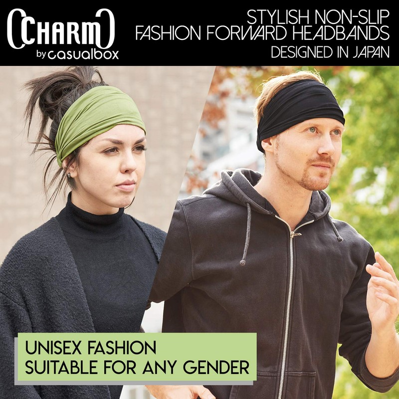 Casualbox Hombre Cabeza Tapa Banda Bandana Tramo Cabello Estilo Japonés