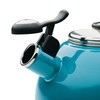 Circulon Enamel on Steel Whistling Teakettle/Teapot With Flip-Up Spout, 2