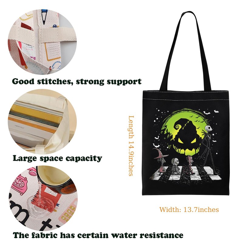 The Nightmare Movie Merchandise Tote Bag Oogie’s Boy Gift Stay