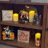Lezonic Rechargeable Flickering Flameless Candles Battery Operated with Remote and