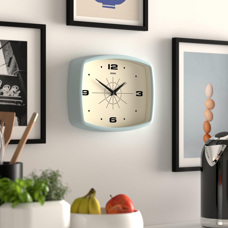Jones Clocks® Movie wall clock | Retro rectangular clock |