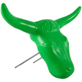 Classic Equine Steer Head Green