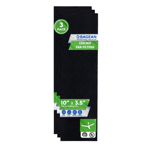 Ceiling Fan Filters for Blades - Coconut Shell Activated Carbon